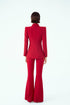 DOUBLE BREASTED JACKET RED - Barrus London